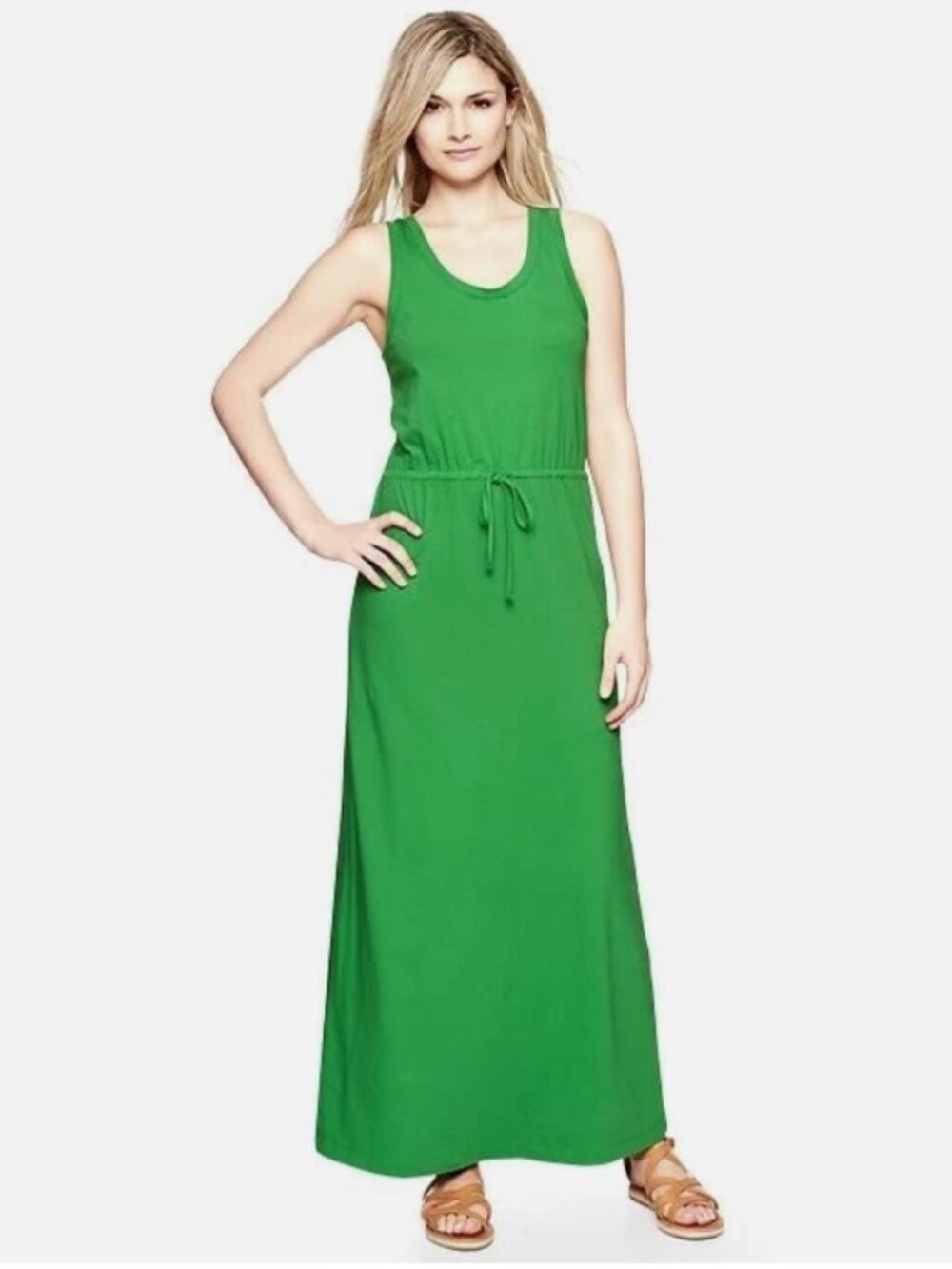 Gap | Cotton/Modal Drawstring Maxi Dress
